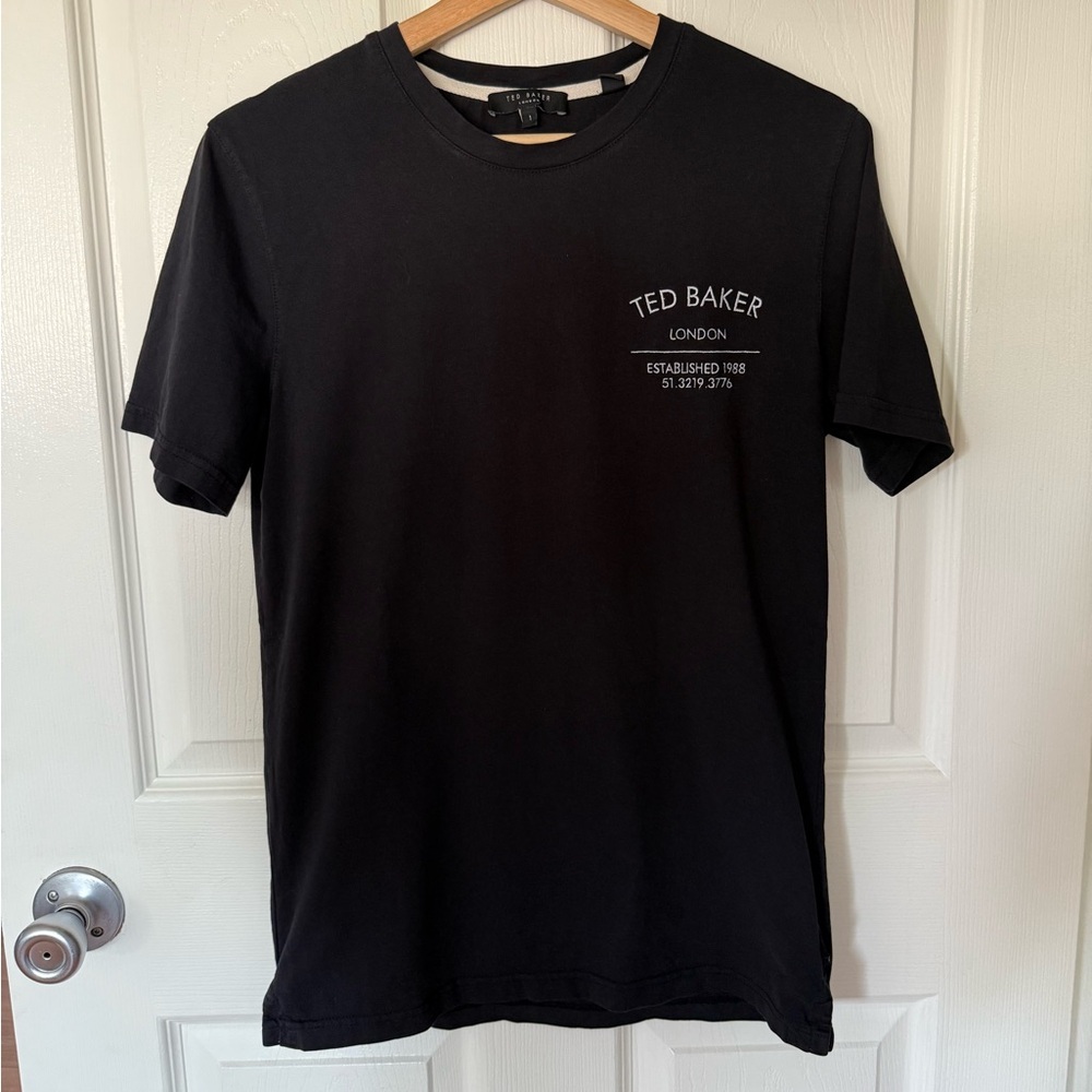 Ted Baker Black Short Sleeve Tee